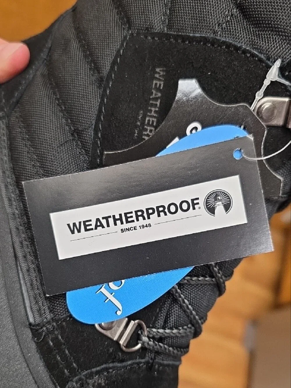NIB Weatherproof Badger II Waterproof Winter Snow Boots Men's Black Size 9M